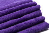 10 Pack Plush Microfiber Towels - Purple